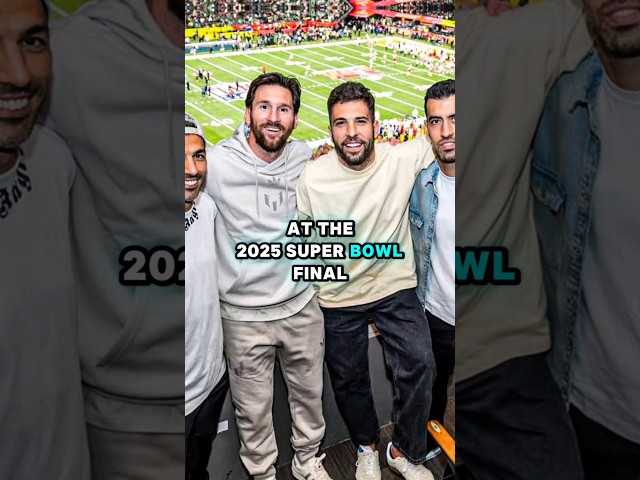 Is Messi BIGGER Than SuperBowl Itself❓🤔 | #football