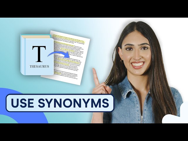 English Writing: Use Synonyms to Improve your Writing