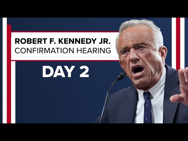 LIVE: Robert F. Kennedy Jr. testifies at confirmation hearing (Day 2)