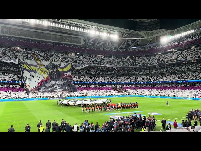 Incredible Santiago Bernabeu - Real Madrid vs Manchester City 3:3 - Champions League Anthem