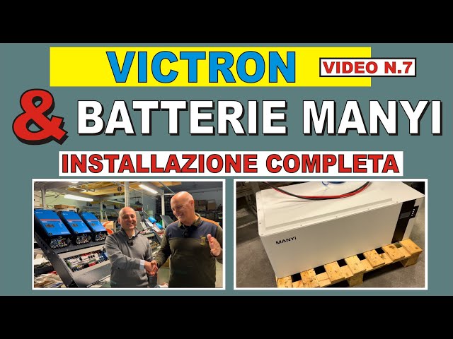 VICTRON & BATTERIE MANYI #fotovoltaico #faidate