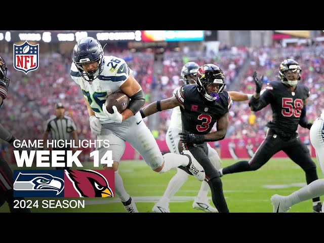 Seaatle Seahawks vs. Arizona Cardinals | 2024 Week 14 Game Highlights