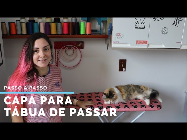 Como fazer CAPA DE TÁBUA DE PASSAR passo a passo para iniciantes na costura