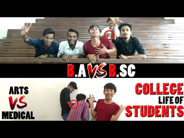 B.A vs B.SC | Science vs Arts | College Life |