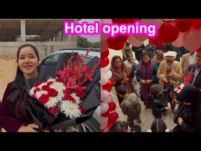 New hotel opening ceremony | Sitara yaseen vlog