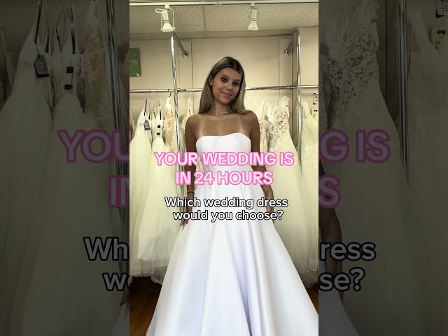 Vote for your favourite wedding dress 🤍