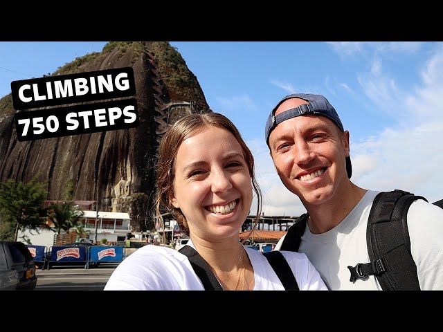 Climbing PIEDRA DEL PEÑOL GUATAPÉ!