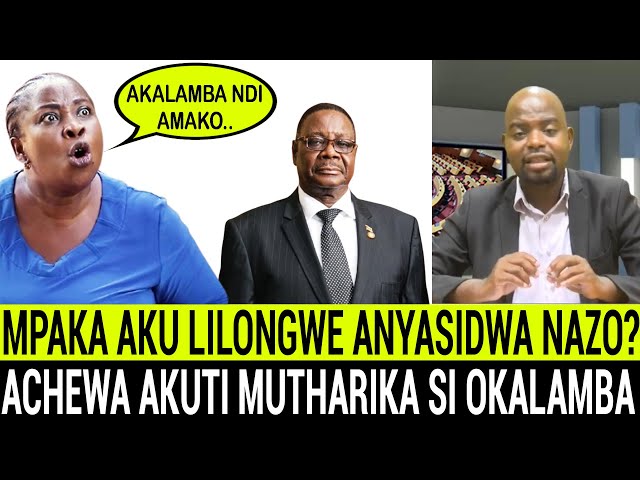 NDE MPAKA AKU LILONGWE KONKO AKUTI NDIZOPUSA ZOLESA MUTHARIKA KUIMA?... MESA UKU NDE KWAWO KWA MCP?