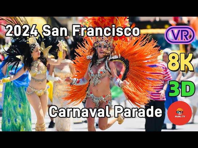 【360° VR】Highlights of 2024 San Francisco Carnaval Grand Parade - Sexy Samba Dancers 8K 3D Video