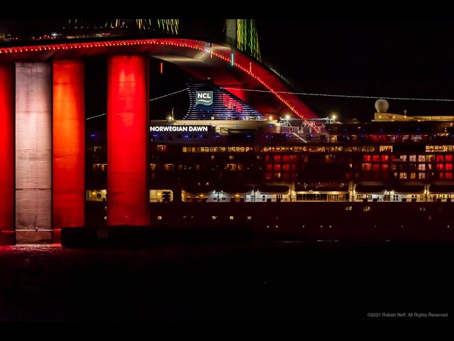 Norwegian Dawn’s first cruise from Tampa Cruise Terminal in 21 months.