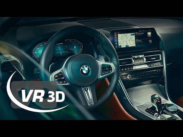 VR 3D 5.7k - BMW 8er Coupe Cockpit - Interieur Merino Tartufo/Schwarz