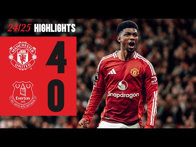 A Big Win At Old Trafford! 🔥 | Man Utd 4-0 Everton