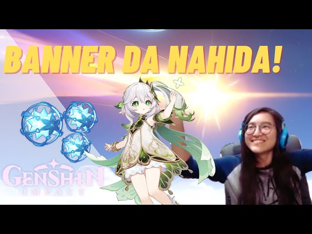 TIROS NO BANNER DA NAHIDA! PEGUEI A PITICA? | [Genshin Impact]