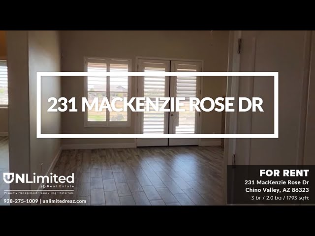 Chino Valley Mollie Rae Estates Rental - 231 MacKenzie Rose Dr