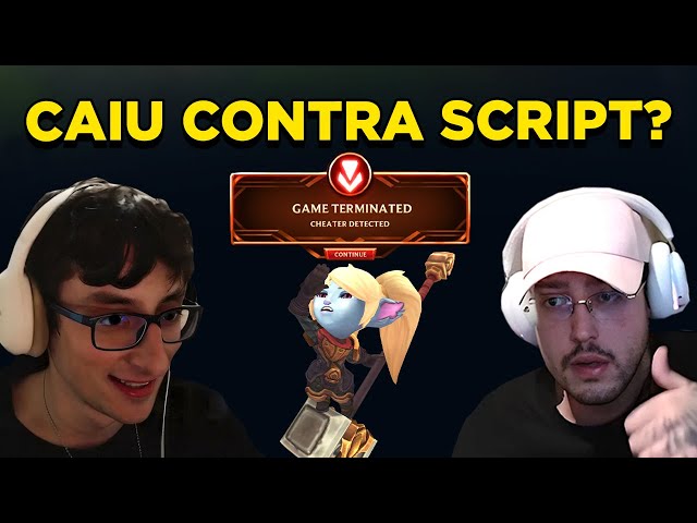 FILIPOPPY ENCONTROU SCRIPTER E TOMOU AULA - LEAGUE OF LEGENDS