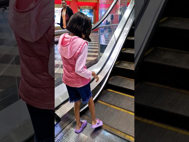 Fear Of Escalator 😨 😨😨#escalator #funny #trending #shorts