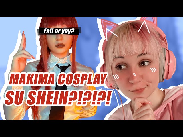 MAKIMA Cosplay 🐶 Tutorial Fast MAKEUP + Cosplay da SHEIN