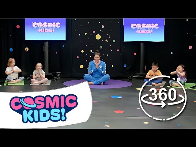 Play Kids Yoga Statues in 360° with Jaime from Cosmic Kids Yoga