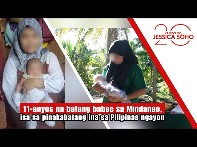 11-anyos na batang babae, isa sa pinakabatang ina sa Pilipinas ngayon | Kapuso Mo, Jessica Soho