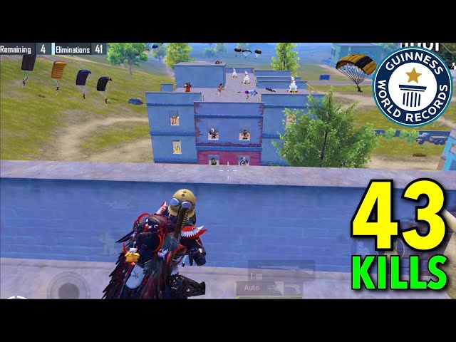 43 Kills😱NEW WORLD KILL RECORD of THE YEAR🔥PUBG Mobile