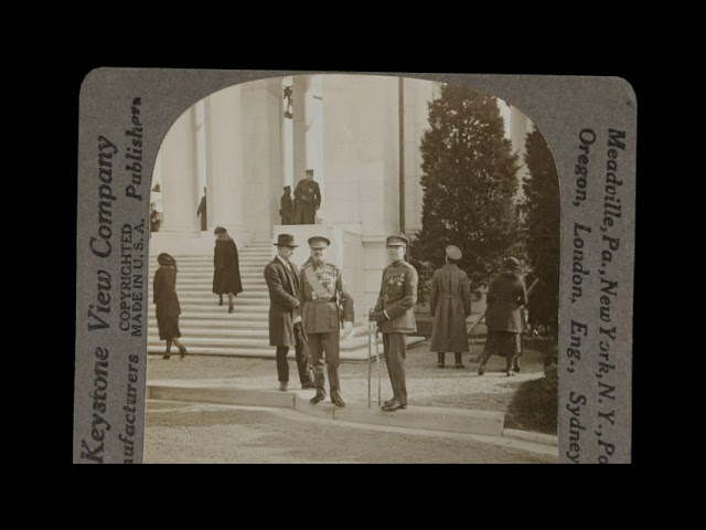 Belgian General Jacques at Arlington, Nov 11 1921(silent, still image)