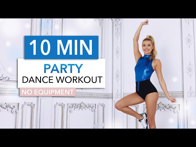 10 MIN PARTY DANCE WORKOUT - fun cardio on pop music I Pamela Reif