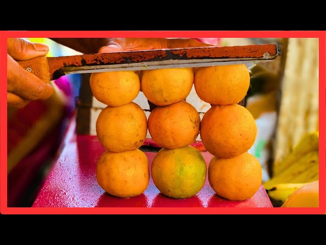 FRUIT NINJA of FRUITS | Amazing Fruits Cutting Skills | Indian Street Food In 2024