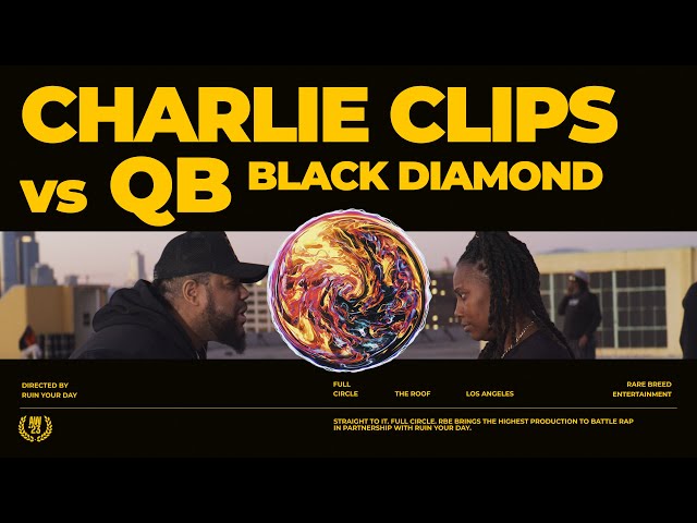 CHARLIE CLIPS VS QB BLACK DIAMOND RAP BATTLE - RBE