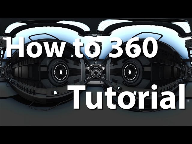 How to make a 360 video for youtube with sky box script - after effects tutorial