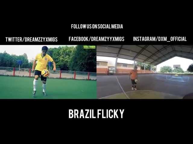 "SkillTwins Clone?" Including Sombrero Flick and Neymar Exit Rabona!