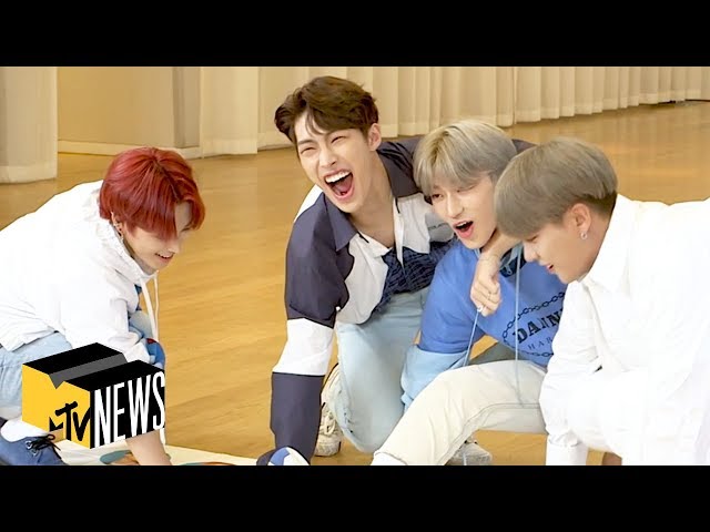 ATEEZ Get 'Tangled Up' Answering Our Questions | MTV News