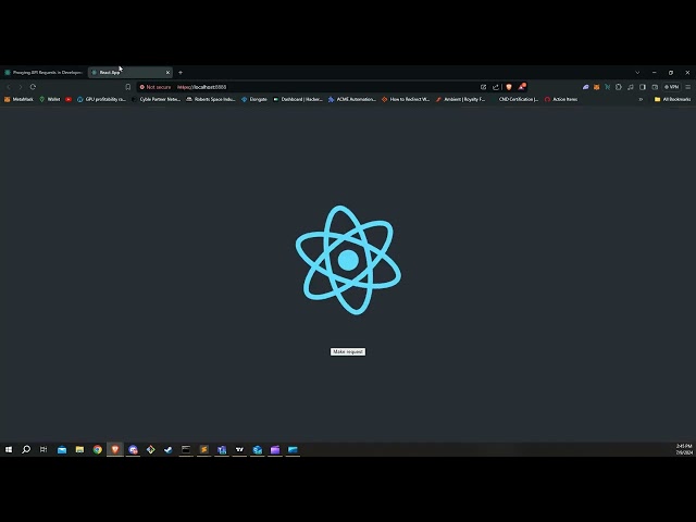 Adding HTTP Headers to React app client