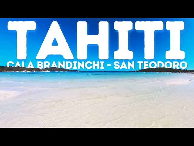 Tour of Cala Brandinchi San Teodoro Sardegna - Tahiti Beach in Sardinia [4K]