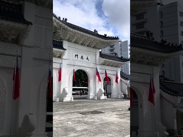 The Chiang Kai-shek Memorial Hall In Taipei, Taiwan 🇹🇼🇹🇼 #shorts