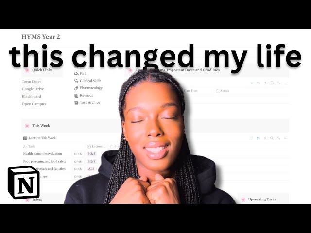 How to STAY Organized in Medical School 🩺 | Notion Dashboard Tour