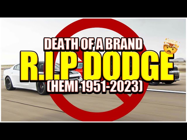 DODGE will DIE when the HEMI is "OFFICIALLY DEAD"...