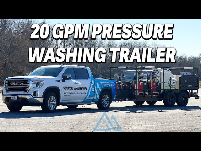 20 GPM Pressure Washing Trailer | Summit Wash Pros LLC | Kansas City, MO