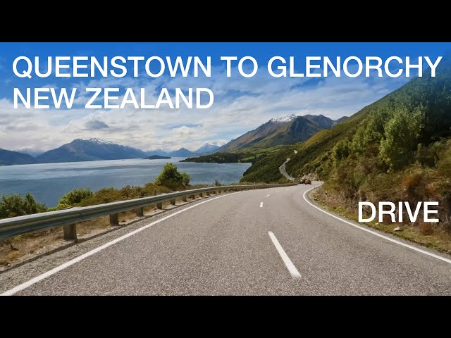 Driving from Queenstown to Glenorchy