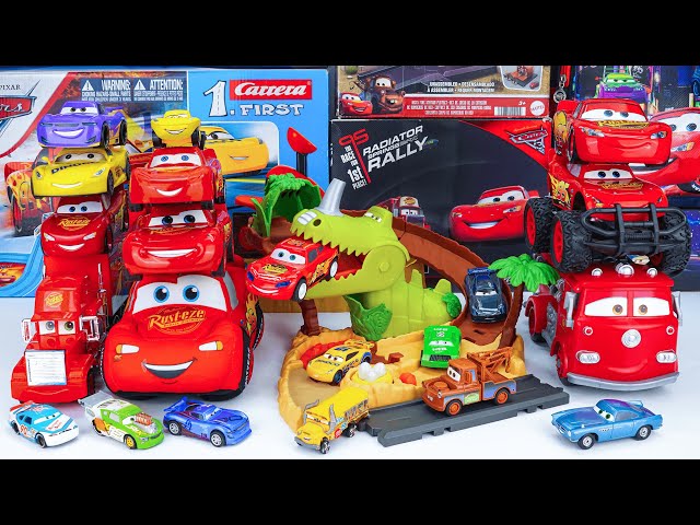 Disney Pixar Cars Unboxing Review | Disney and Pixar Cars on the Road Dino Playground Playset