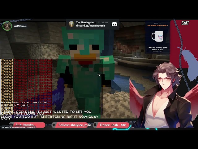 {VTUBER} Journey Through Cult of the Fallen Angel SMP: A Viewer Joinable Towny Adventure in Minecraf