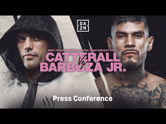 JACK CATTERALL VS. ARNOLD BARBOZA JR PRESS CONFERENCE LIVESTREAM