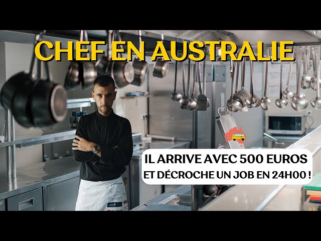 AUSTRALIE : De 500€ en poche à Chef Privé de Coldplay avec Antoine Tastet