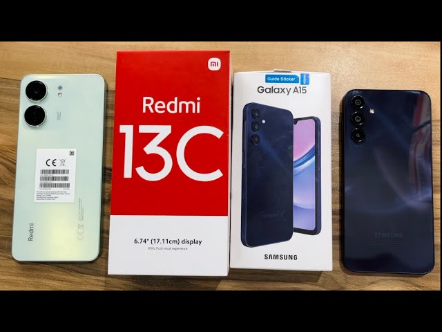 Samsung Galaxy A15 vs Xiaomi Redmi 13c