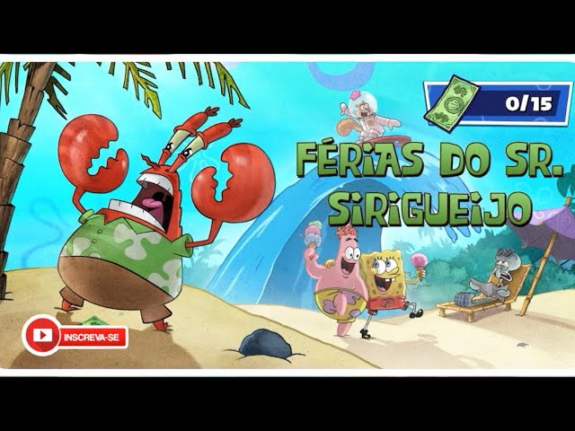 FESTA DE AGUA-VIVA INFINITA - FÉRIAS DO SR. SIRIGUEIJO - BOB ESPONJA EM BUSCA DO HAMBÚRGUER