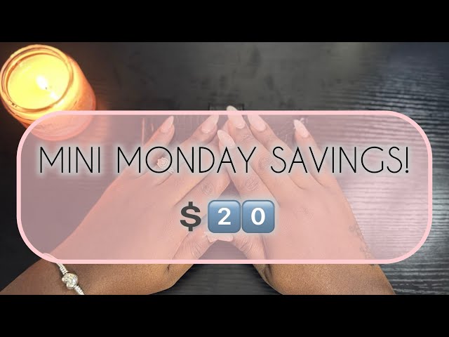 LOW INCOME SAVINGS $2️⃣0️⃣ | 💸MINI MONDAY CHALLENGES💸