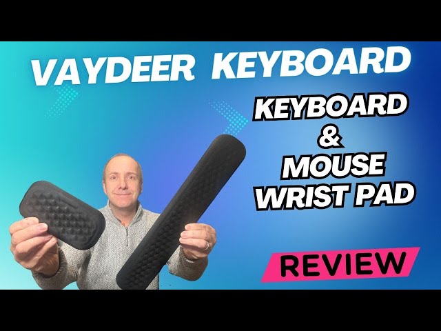 Keyboard and Mouse Wrist Rest Pad ( Vaydeer Review )