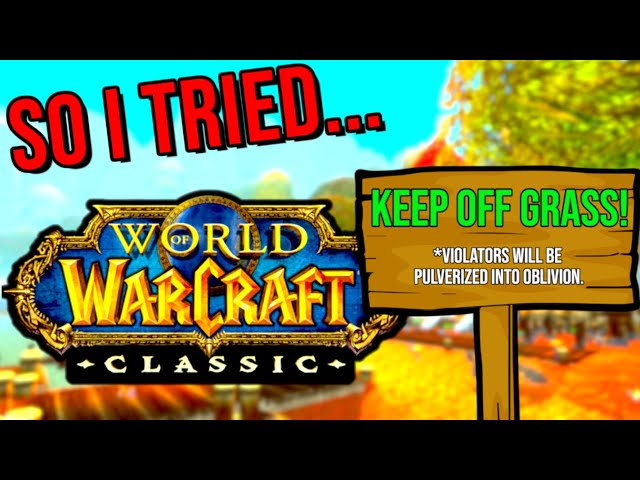 First Time Playing Classic WoW | Why aren't ALL mmorpgs like THIS?