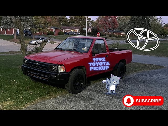 Recording My Brother Driving His 1992 Toyota Pickup 🚗