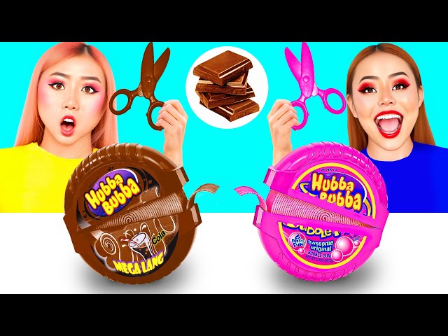 Real Food vs Chocolate Food Challenge | Amazing Cooking Hacks by Toon Toon