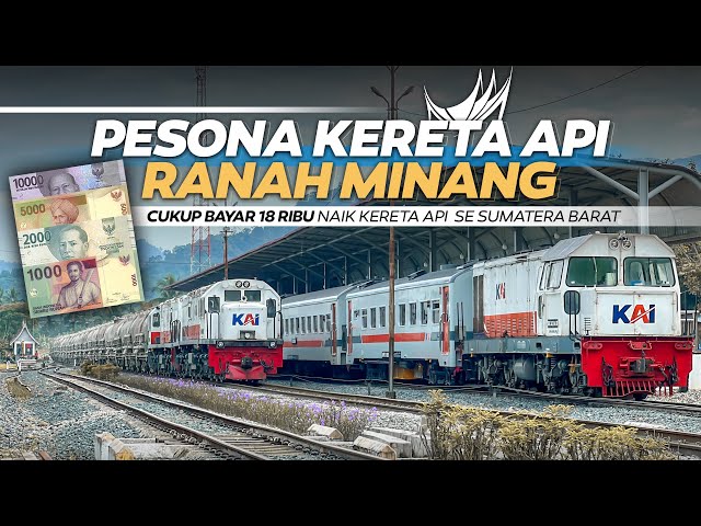 MURAH BANGET‼️ Cuma Modal Rp 18.000 Bisa Naik Kereta Api Se-Sumatera Barat | Trip Divre II SUMBAR